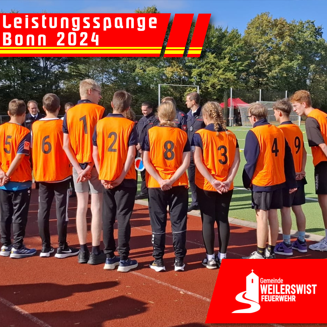 Bild der Gruppe bei einer Prüfung zur Leistungspange