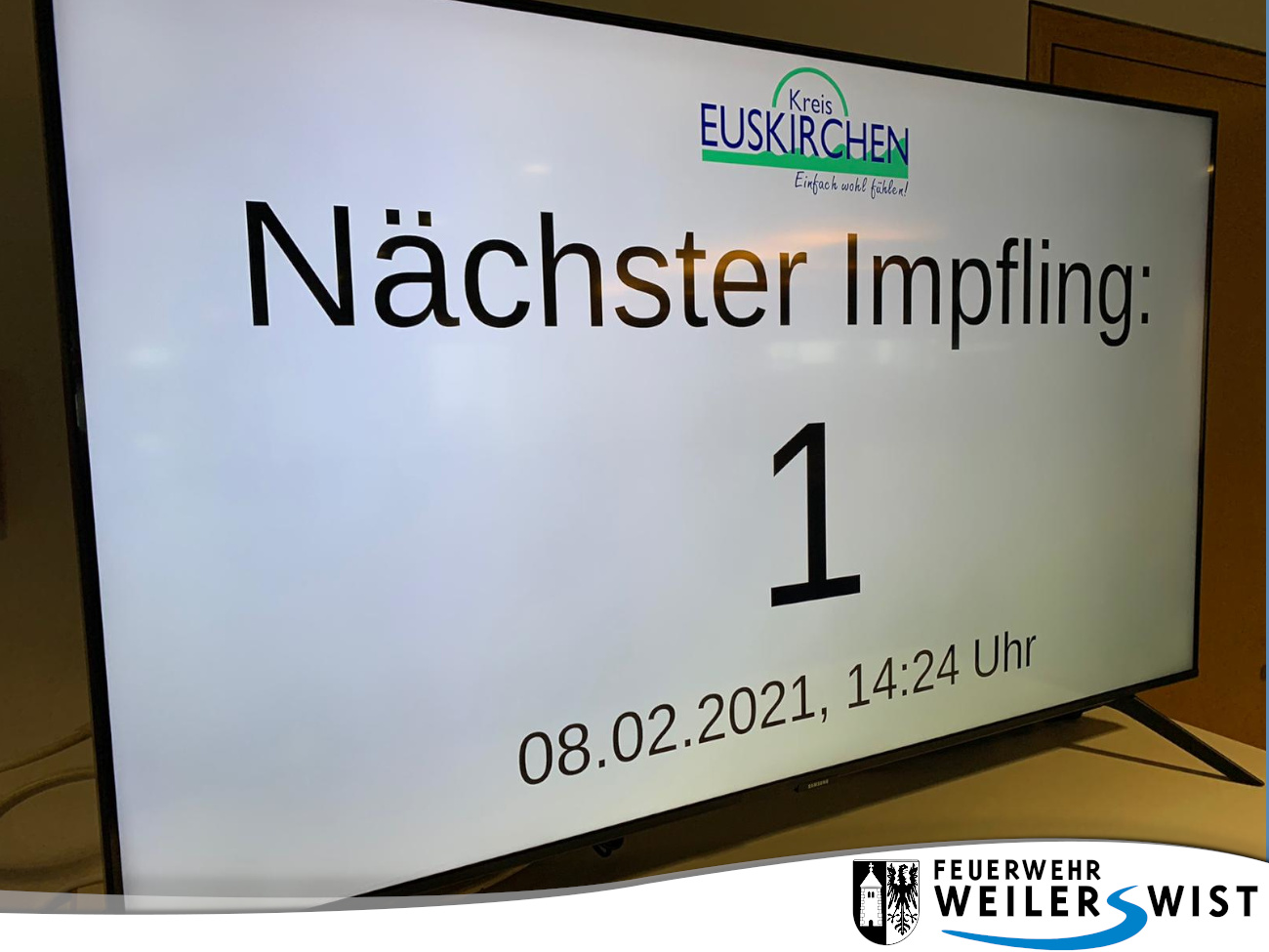 Start des Impfzentrum