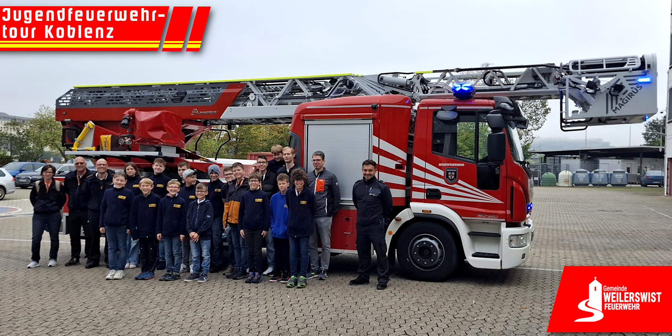 Webdesign FFW WLW Jugendfeuerwehrtour nach Koblenz