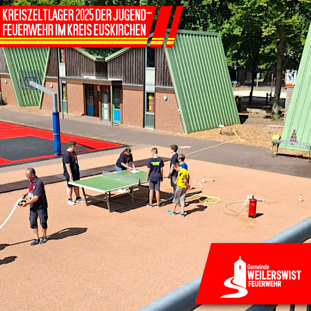 Kreiszeltlager 2025 der Jugendfeuerwehr im Kreis Euskirchen 