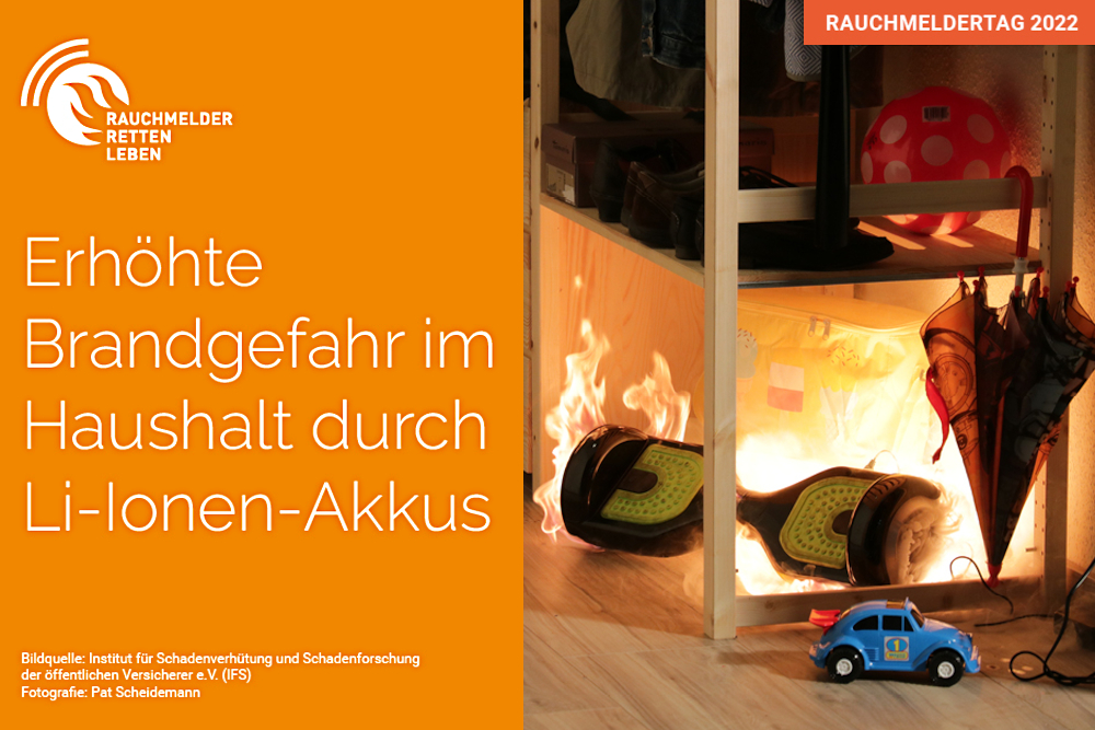 Freitag, der 13. Mai 2022 ist Rauchmeldertag