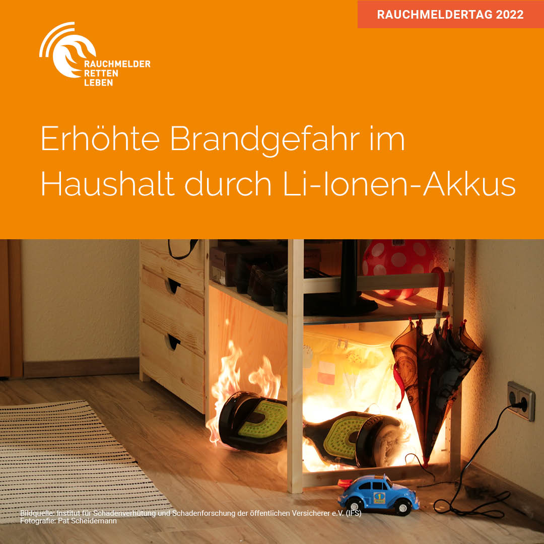 Freitag, der 13. Mai 2022 ist Rauchmeldertag