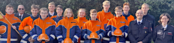 Gruppenbild der Jugendfeuerwehr