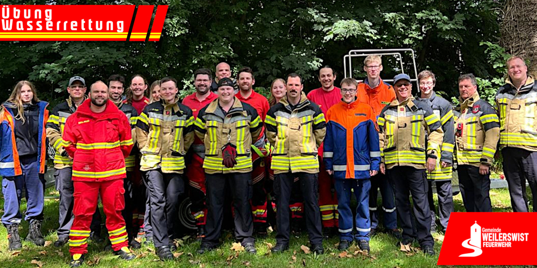 Wasserrettungsübung DLRG Bonn