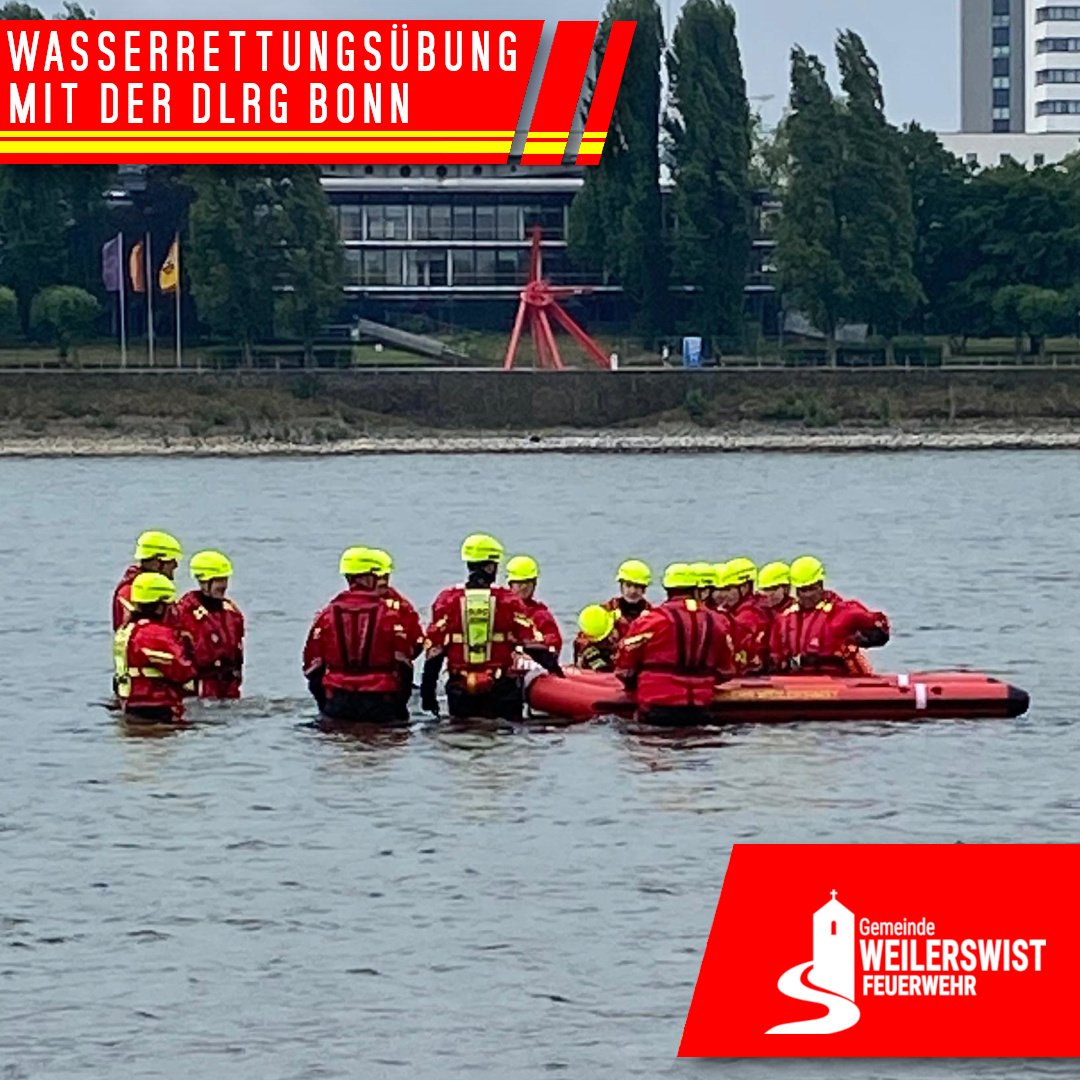 Bild der Wasserrettungübung Bild der Wasserrettungübung