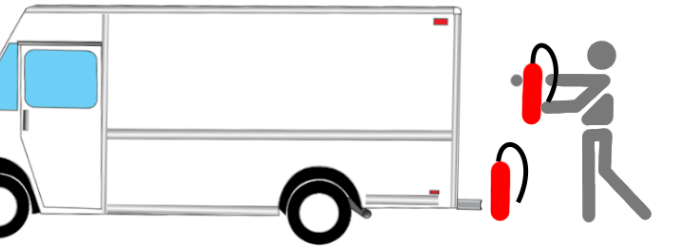 Gebrauchte Feuerlöscher wieder befüllen lassen!